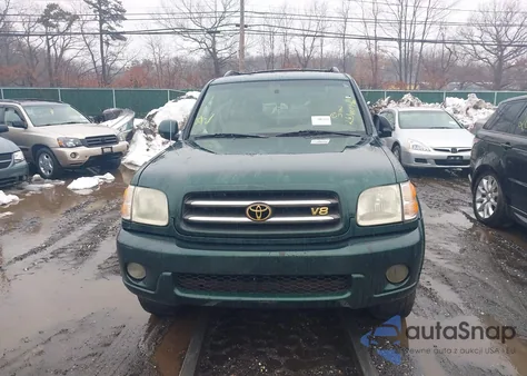 2002 Toyota Sequoia Limited V8 из США, поврежденный, VIN 5TDBT48A02S114214